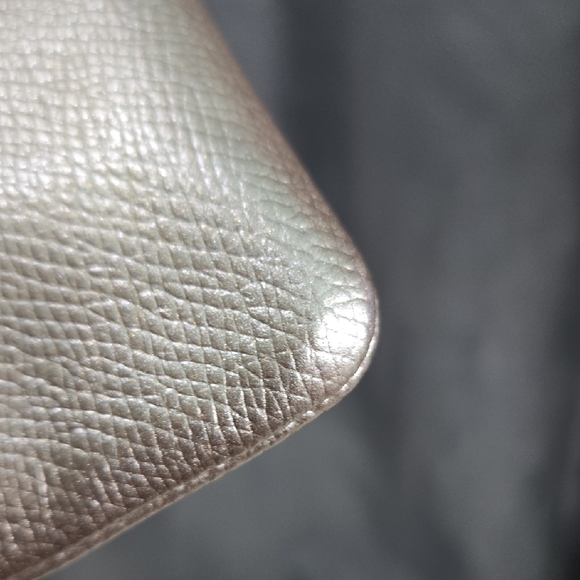 SALE* Coach Shimmering Gold Wristlet - Picture 3 of 8